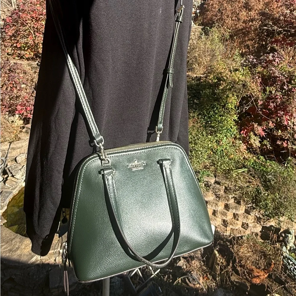 Kate Spade Cameron‎ Street Small Hayden Satchel 🌿💚✨🐱 w/ Crossbody Strap
